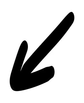 Doodle shapes. Arrows sketch elements. Vector cartoon arrow. Hand drawn icon. Stock Illustration