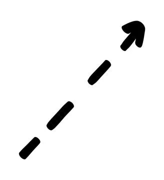 Doodle shapes. Arrows sketch elements. Vector cartoon arrow. Hand drawn icon. Illustrazione stock