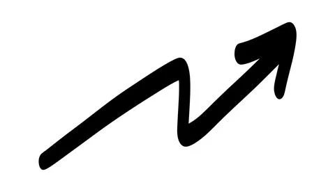 Doodle shapes. Arrows sketch elements. Vector cartoon arrow. Hand drawn icon. Stock Illustration