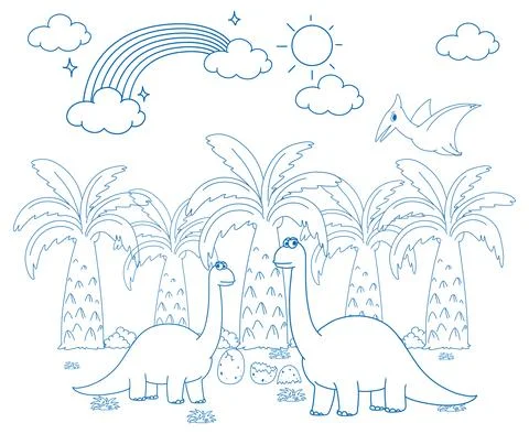 A doodle sketch design on white background Stock Illustration
