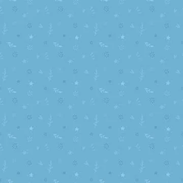 Doodle small seamless patterns. Flat Vector abstract backgrounds with natural Stock Illustration