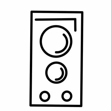 Doodle speaker icon Stock-Illustration