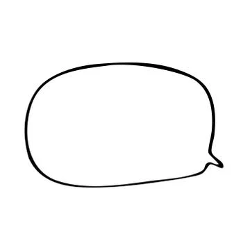 Doodle Speech bubbles Stock Illustration