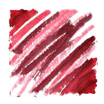 Doodle square with brush stroke Stock Photos