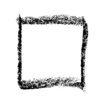 Doodle square hand drawn Stock Illustration