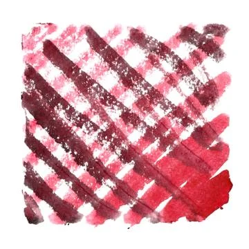 Doodle square with oblique strokes Stock Photos