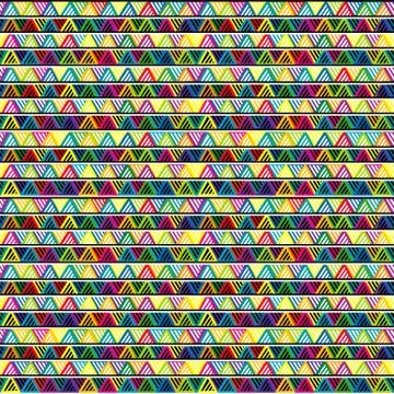 Doodle style background with triangles Stock Illustration