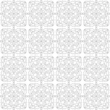 Doodle tile seamless pattern. Textile design. Stock Illustration