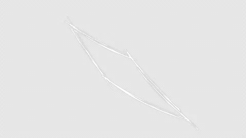 Doodle transform animation. Video clip with alpha channel. Stock Footage 301069825