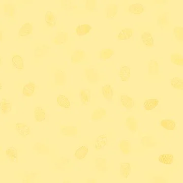 Doodle vector easter eggs chaotic seamless pattern 스톡 일러스트