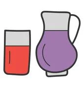 Juice jug icon in doodle design. Stock Vector by ©vectorspoint 266135914