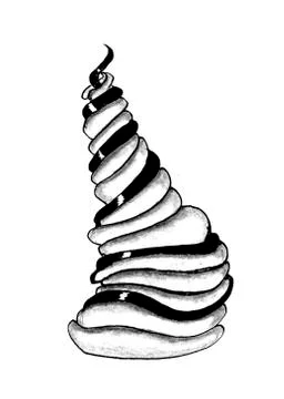 Doodles Christmas elements. Stock Illustration