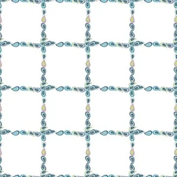 Doodles elements hand drawn frames. Vector illustration. Illustration in white, Stock Illustration