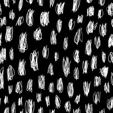 Doodles seamless pattern 스톡 일러스트