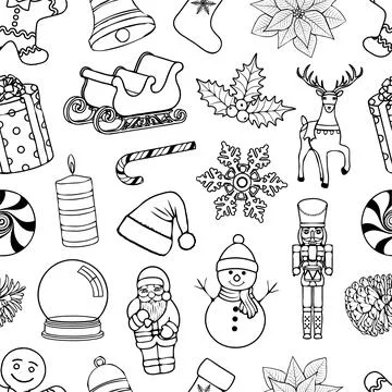 Doodles texture Stock Illustration