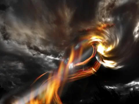 Doomsday scene Stock Illustration