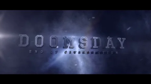 Doomsday Title design  After Effects	Stock