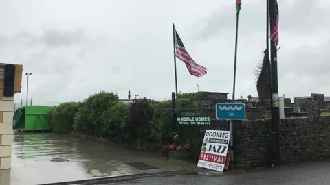 Doonbeg prepared for Trumps visit Stock Footage 148594905