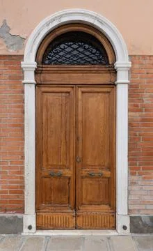 Door with an arch Stock Photos