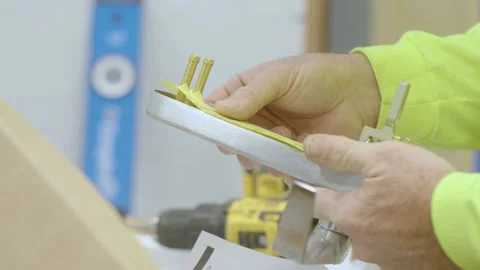 Door assembly Stock Footage 238859471