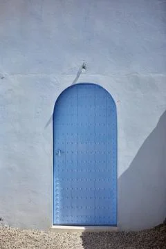 Door in Blue Stock Photos