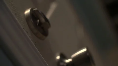 Door is Broken in Forcefully with a Bat HD Video Stock Footage 90956569