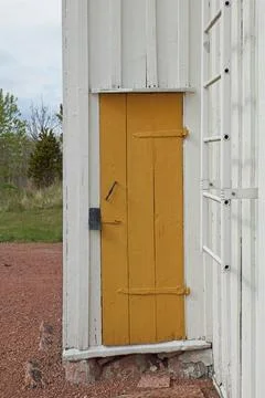 Door on building. Foto stock
