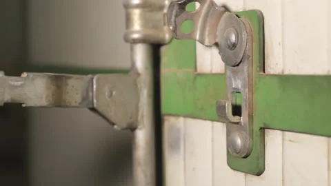 The door closes securely. Storing important things. Success in business Stock Footage 175731448