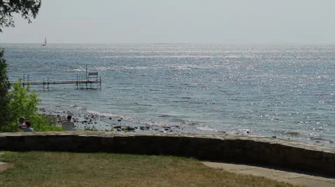 Door County Park Beach Vídeos de archivo 25487404