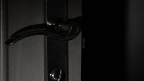 Door in the dark Stock Footage 87871195
