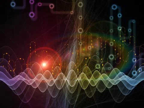 Door to Data Flow Stock Illustration