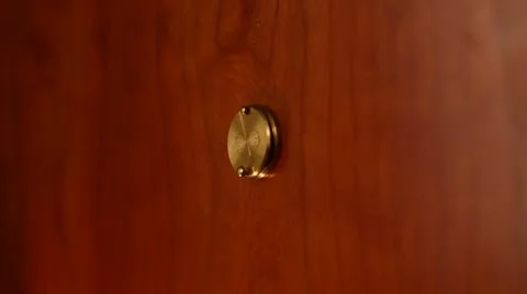 Door eye 02 Stock Footage 21436848
