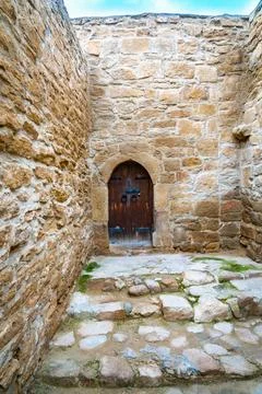 Door at the fire temple Stock Photos
