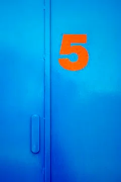 Door five Stock Photos