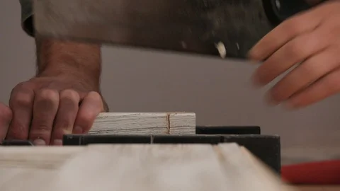 The door frame is being sawn Stock Footage 122202634