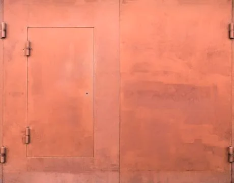 The door to the garage. Texture Background Stock Photos