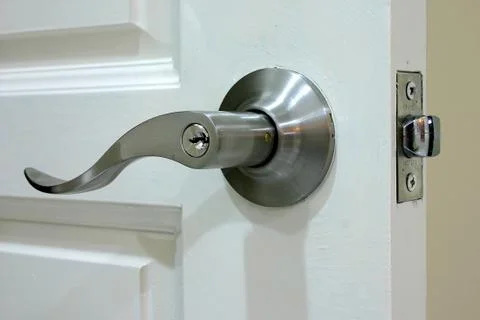 Door Handle Close Up Stock Photos