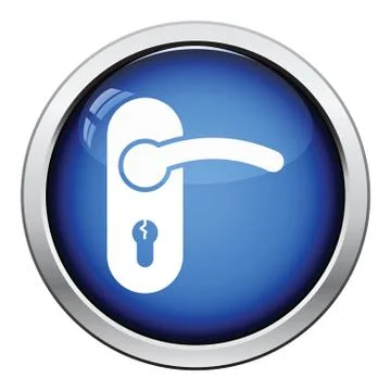 Door handle icon Illustration