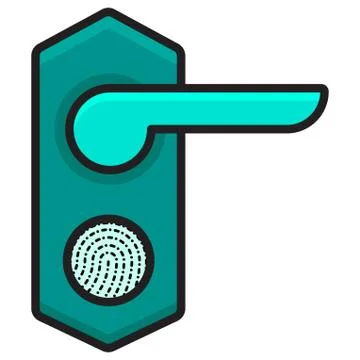 Door handle Stock Illustration