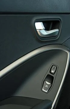 Door handle inside the car. Photos