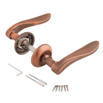 Door handle isolated 스톡 사진