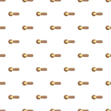 Door handle lever knob pattern background Illustration