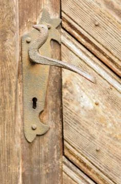 Door handle 스톡 사진