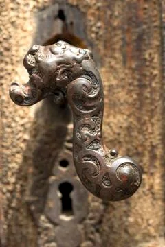 Door handle 库存照片