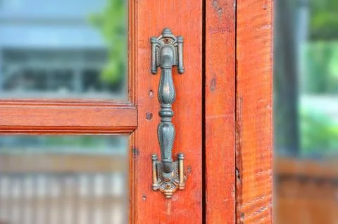 Door handles Stock Photos