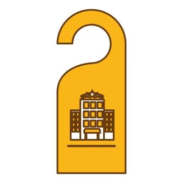 Door hanger icon Stockillustratie