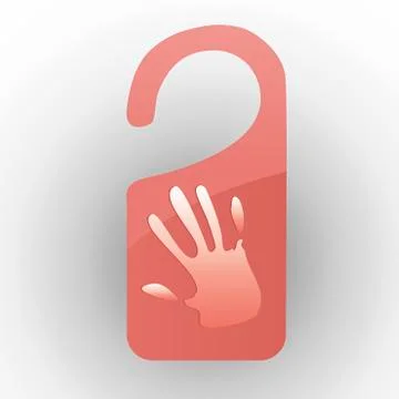 Door hanger Stock Illustration