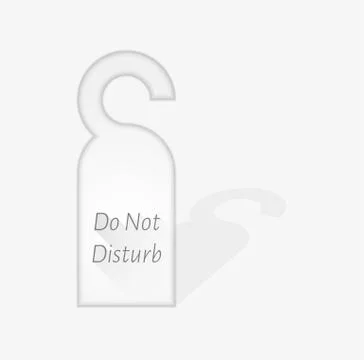 Door hanger Stock Illustration