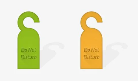 Door hanger Stock Illustration