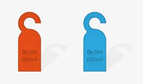 Door hanger Stock Illustration